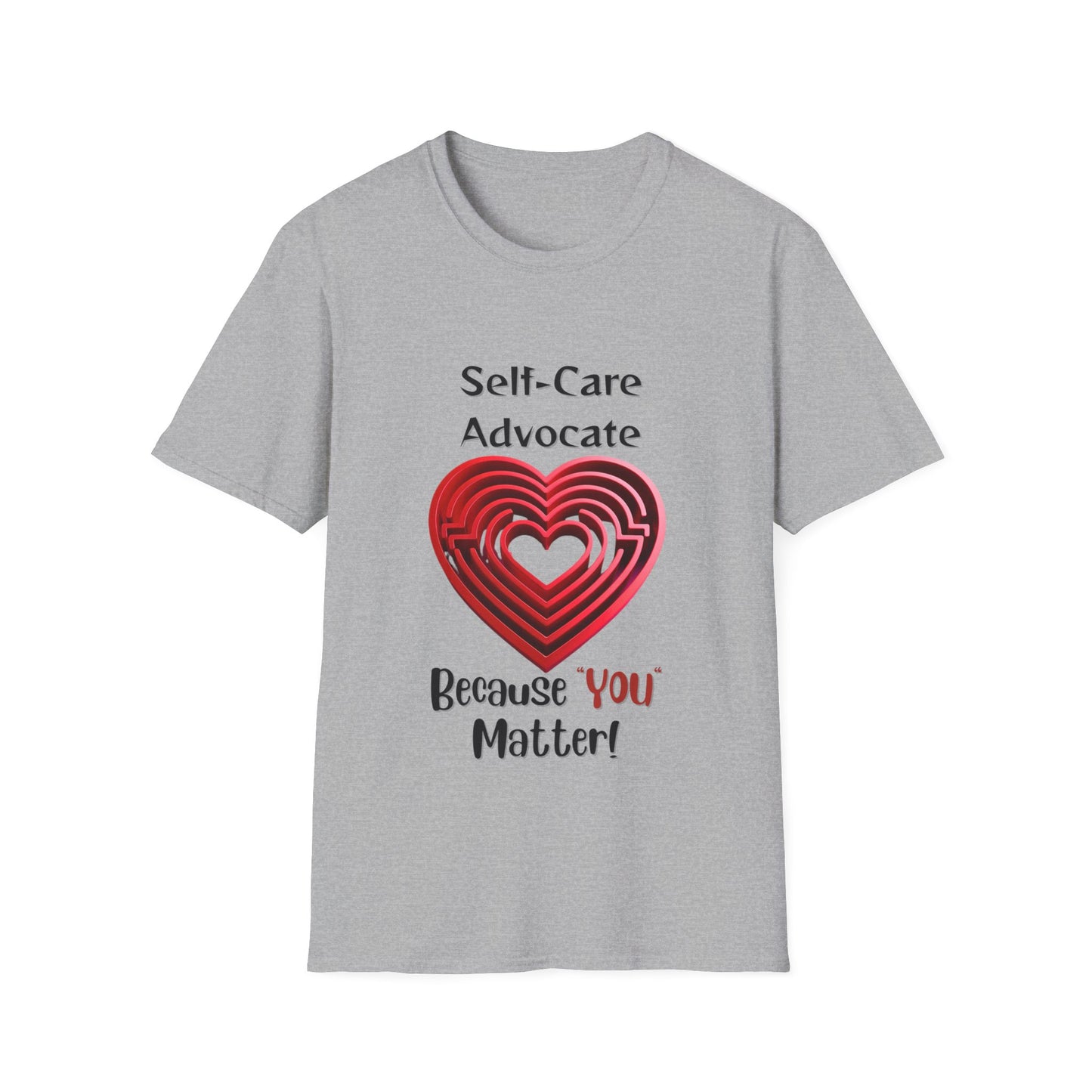 Lyfekod Apparels' "Self-Care Advocate" Unisex Softstyle T-Shirt