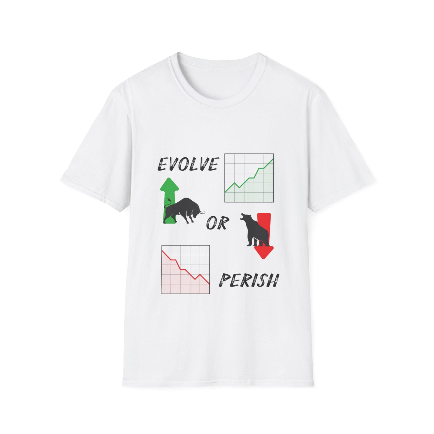 "Evolve or Perish" Unisex Softstyle T-Shirt