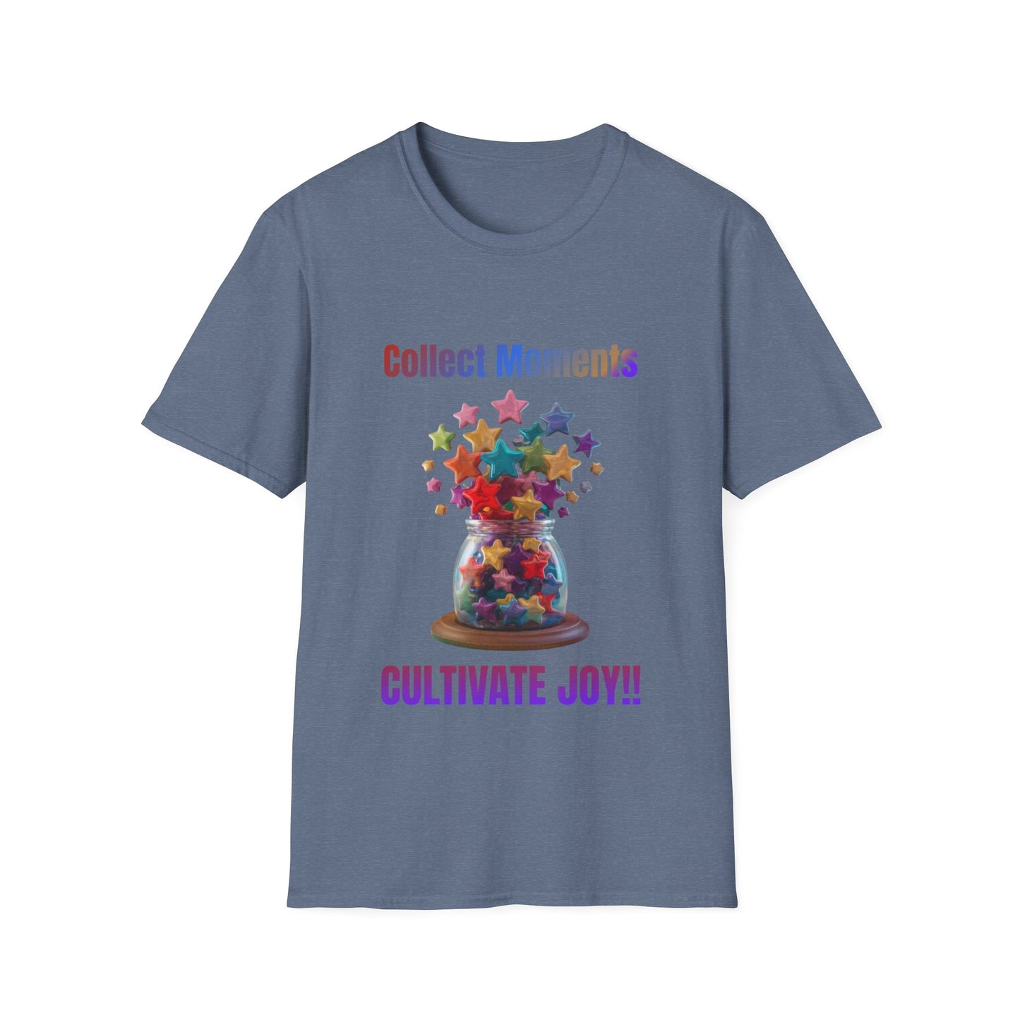 Lyfekod Apparels' "Collect Moments, Cultivate Joy" Unisex Softstyle T-Shirt