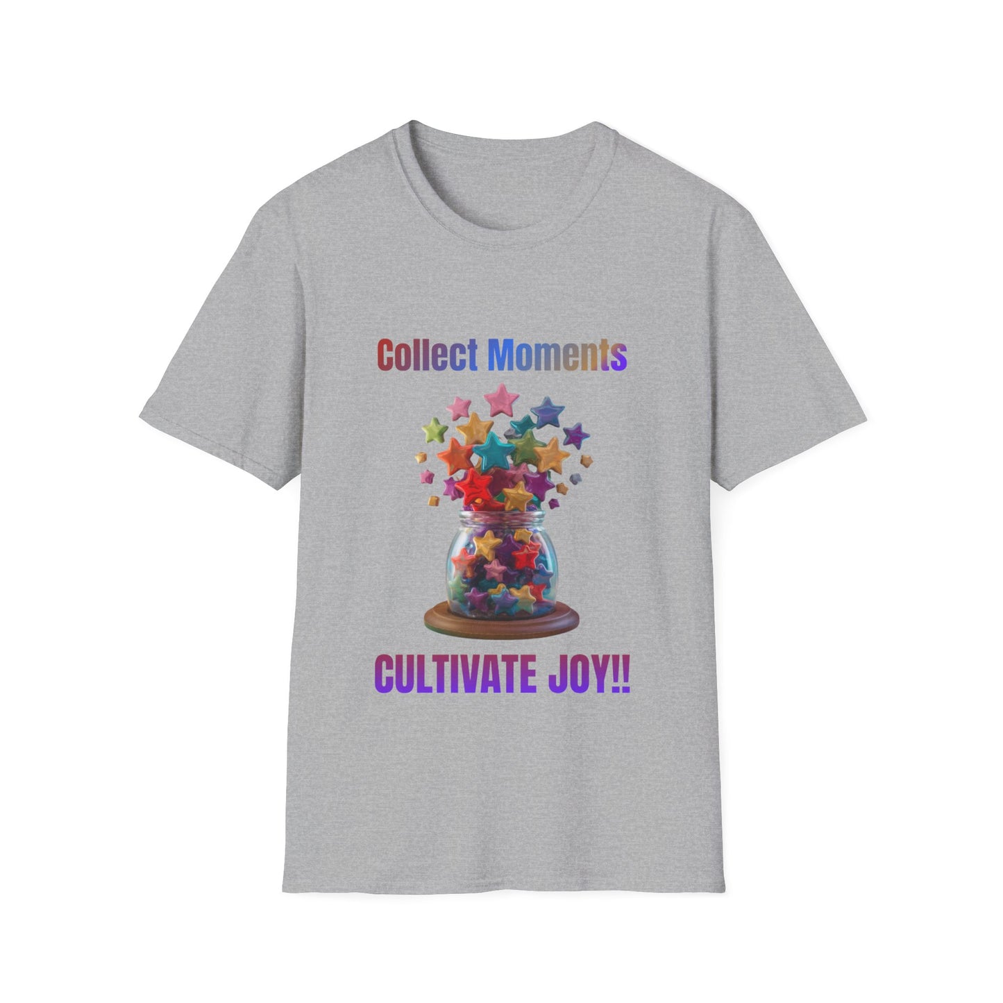 Lyfekod Apparels' "Collect Moments, Cultivate Joy" Unisex Softstyle T-Shirt