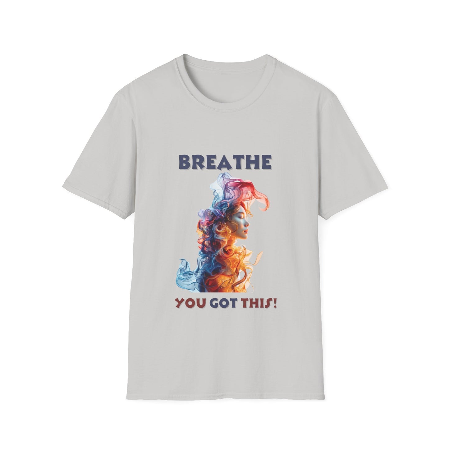 Lyfekod Apparels' "Breathe, You Got This" Unisex Softstyle T-Shirt