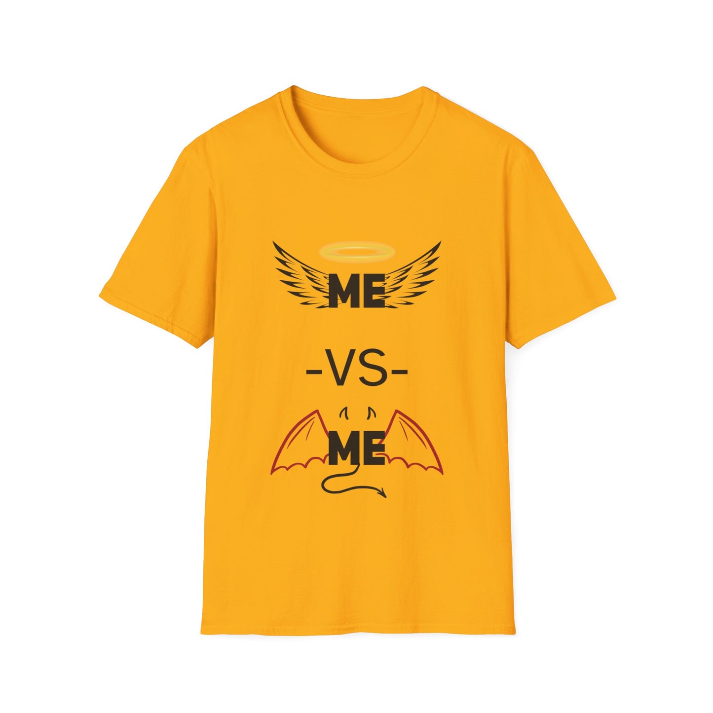 "Me -VS- Me" Unisex Softstyle T-Shirt