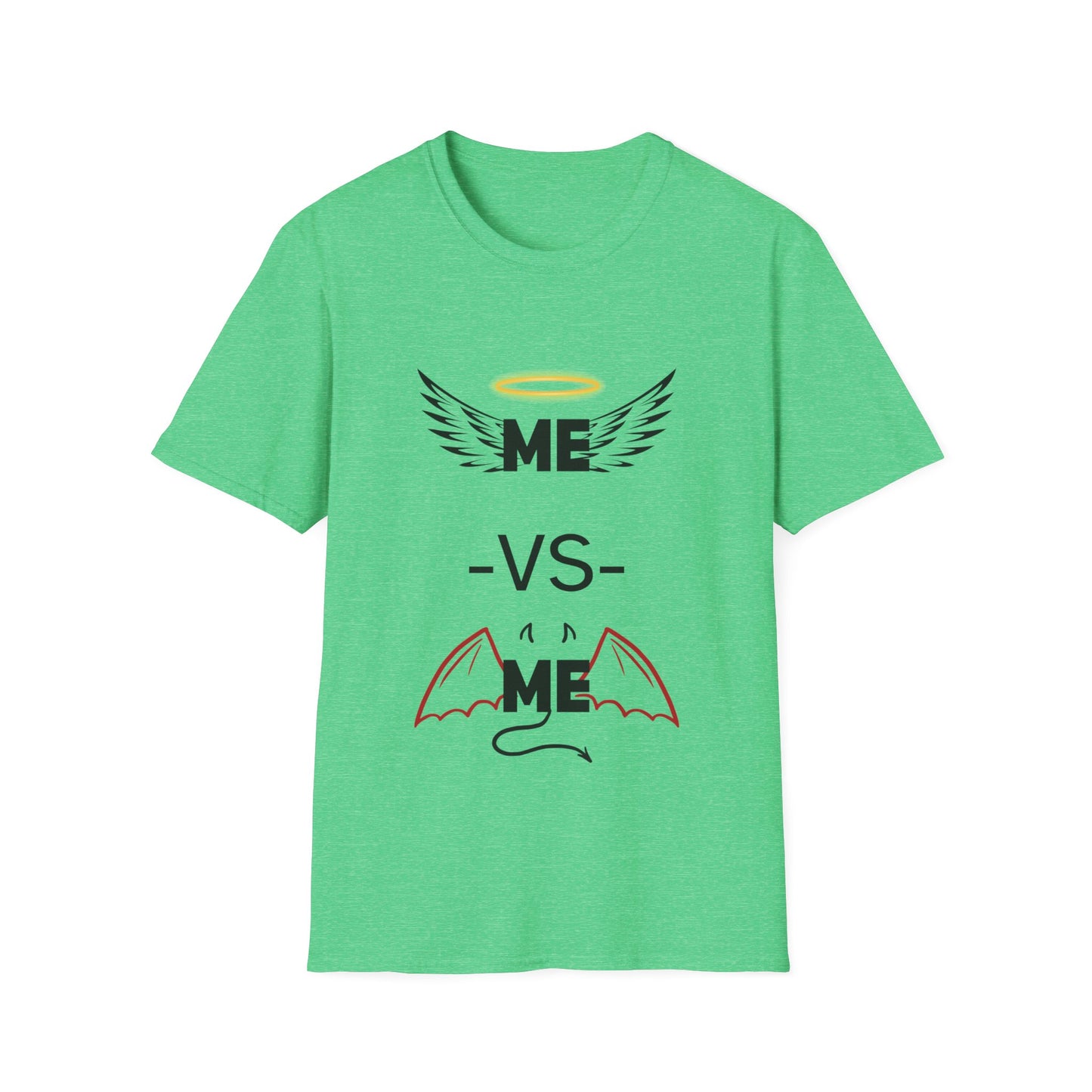 "Me -VS- Me" Unisex Softstyle T-Shirt