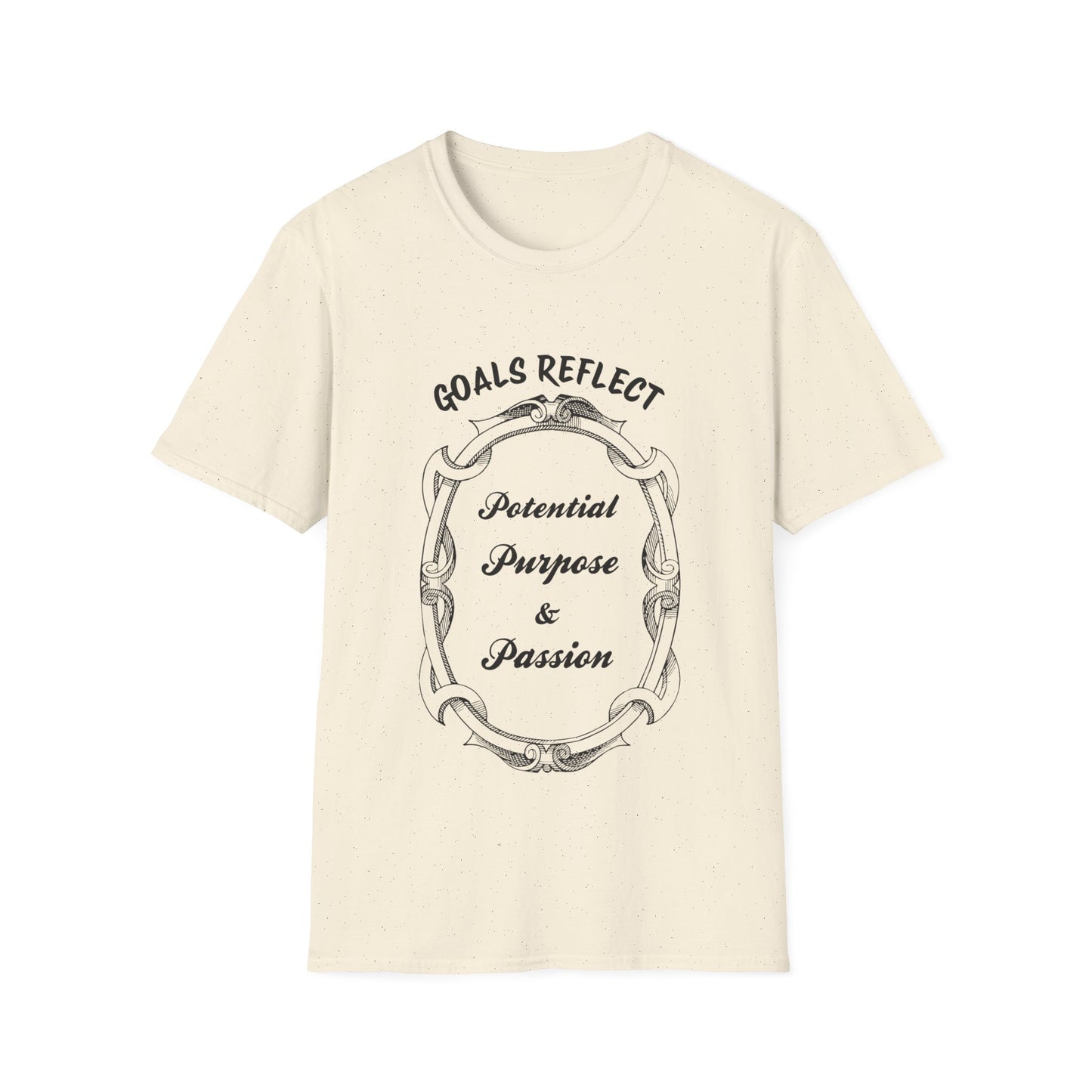 "Goals Reflect, Potential, Purpose & Passion" Unisex Softstyle T-Shirt