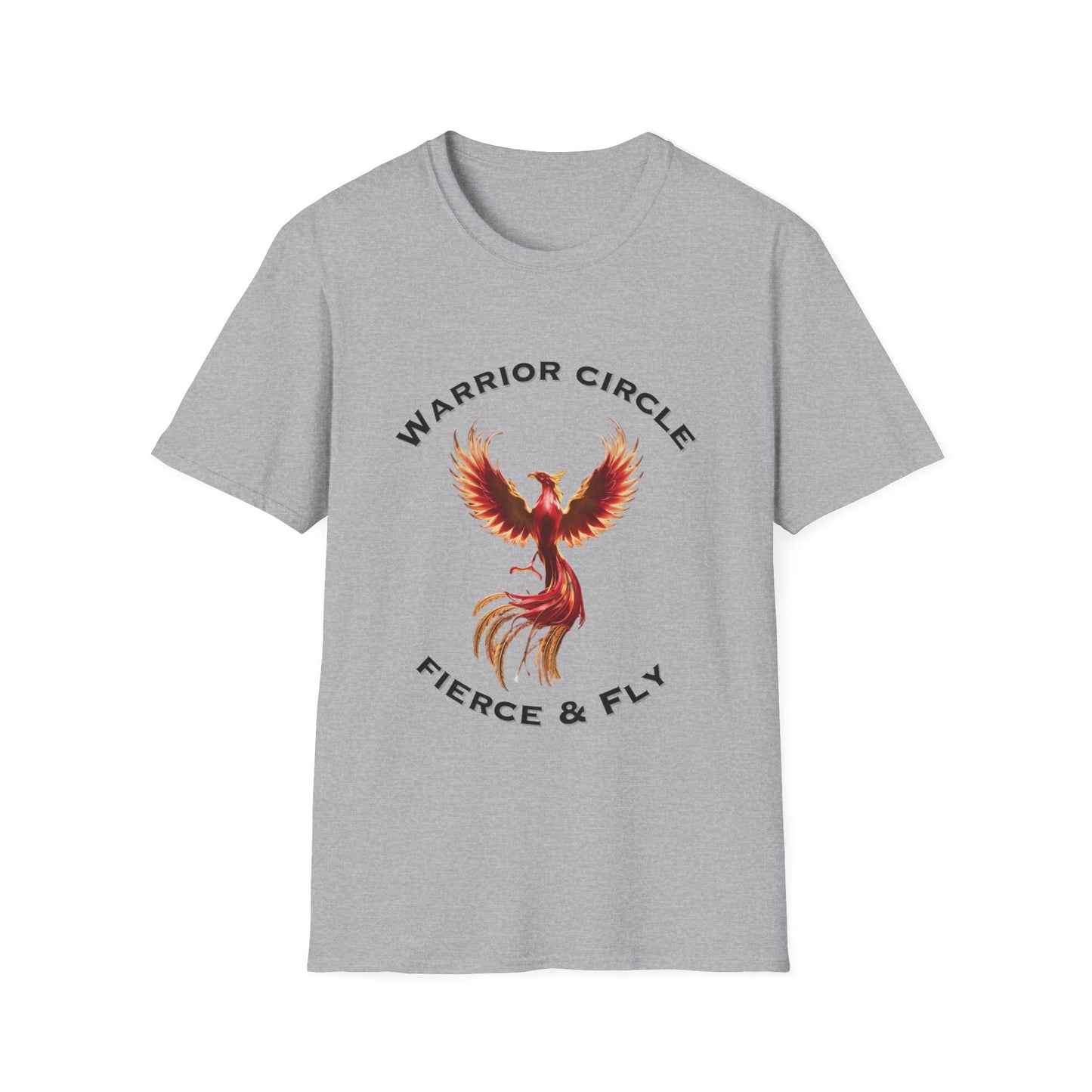 Lyfekod Apparels" "Warrior Circle, Fierce & Fly" Unisex Softstyle T-Shirt