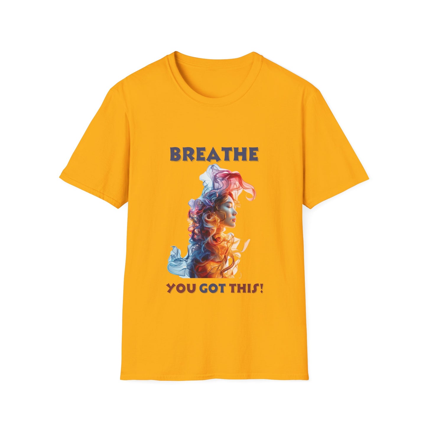 Lyfekod Apparels' "Breathe, You Got This" Unisex Softstyle T-Shirt