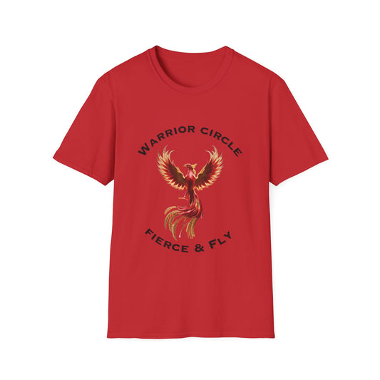 Lyfekod Apparels" "Warrior Circle, Fierce & Fly" Unisex Softstyle T-Shirt