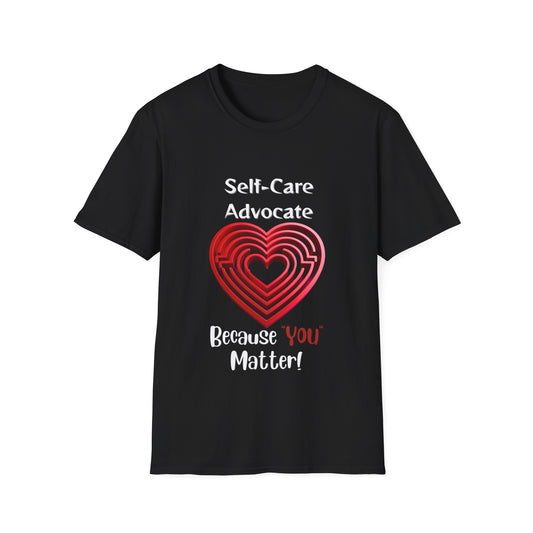 Lyfekod Apparels' "Self-Care Advocate" Unisex Softstyle T-Shirt