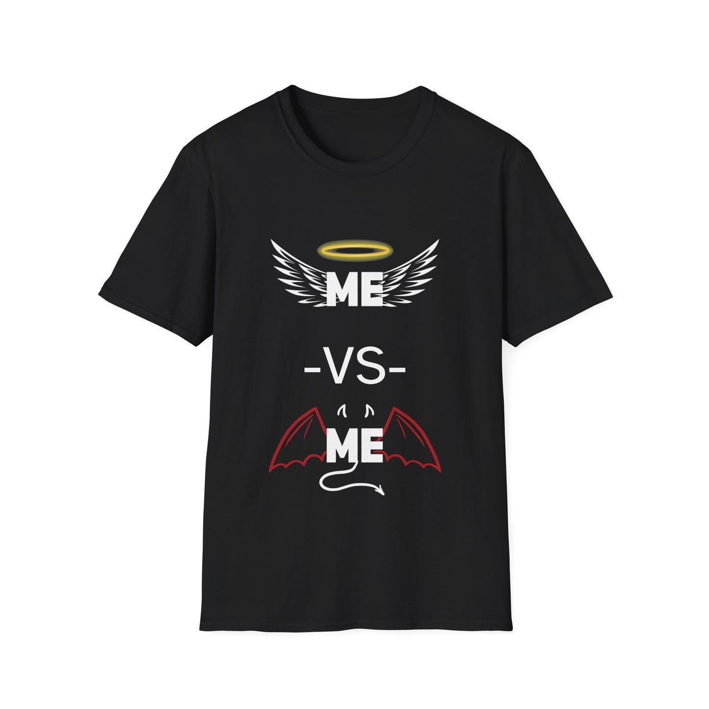 "Me -VS- Me" Unisex Softstyle T-Shirt