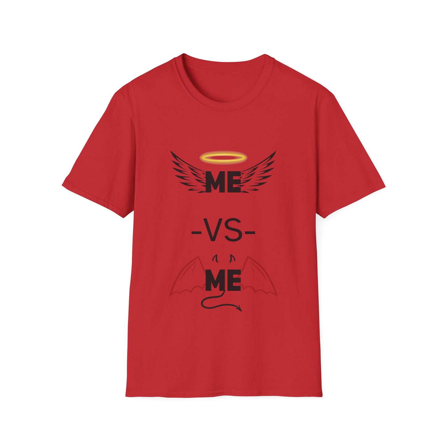 "Me -VS- Me" Unisex Softstyle T-Shirt