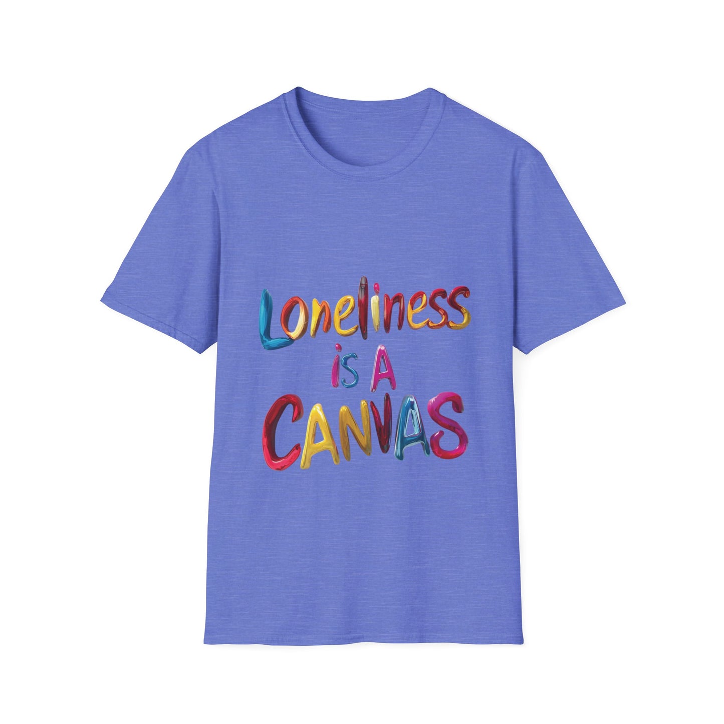 Lyfekod Apparels' "Loneliness Is A Canvas" Unisex Softstyle T-Shirt