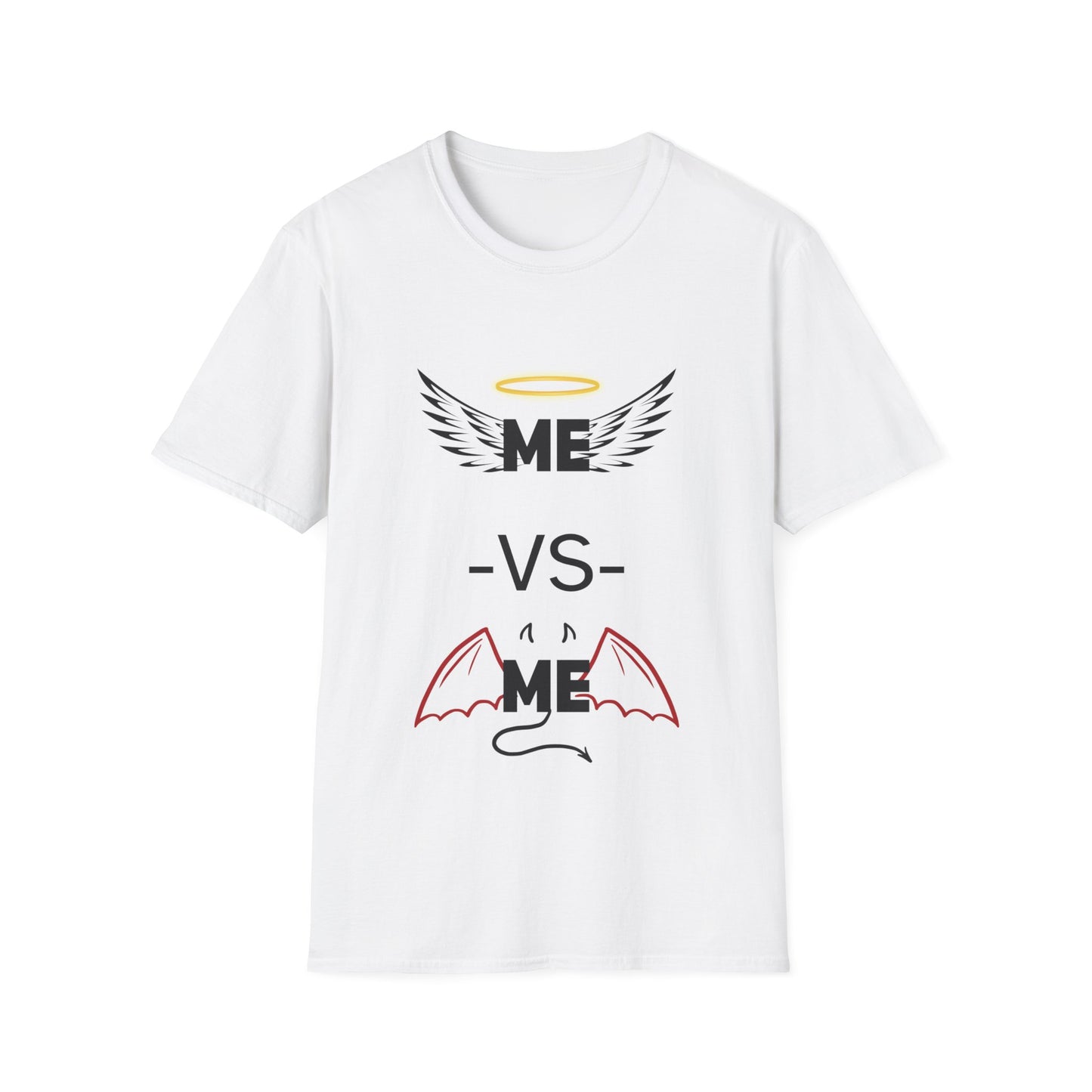 "Me -VS- Me" Unisex Softstyle T-Shirt