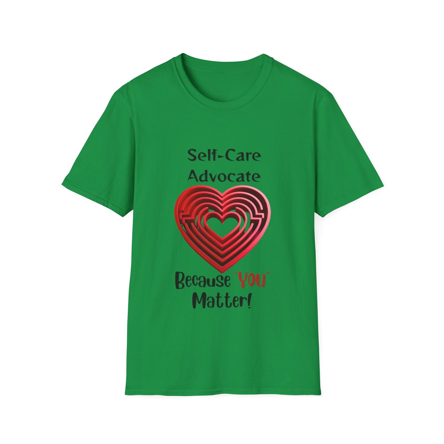 Lyfekod Apparels' "Self-Care Advocate" Unisex Softstyle T-Shirt