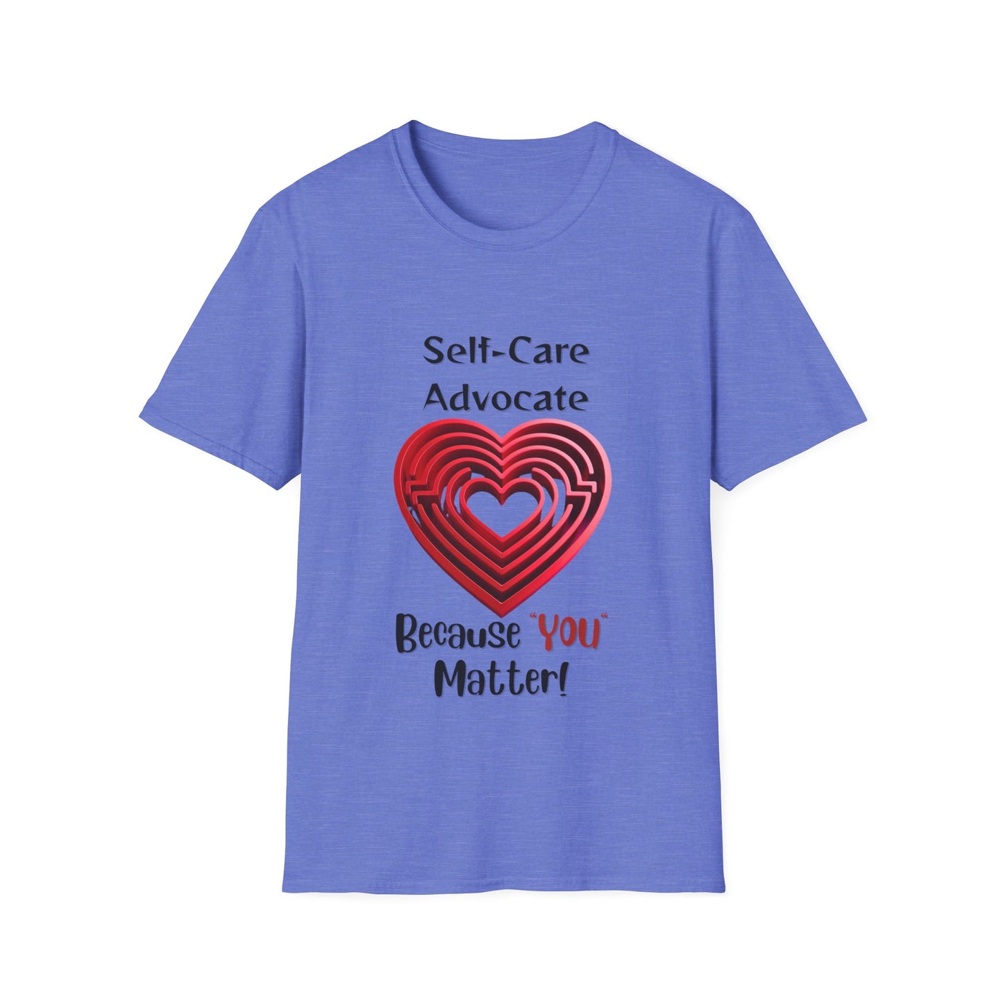 Lyfekod Apparels' "Self-Care Advocate" Unisex Softstyle T-Shirt