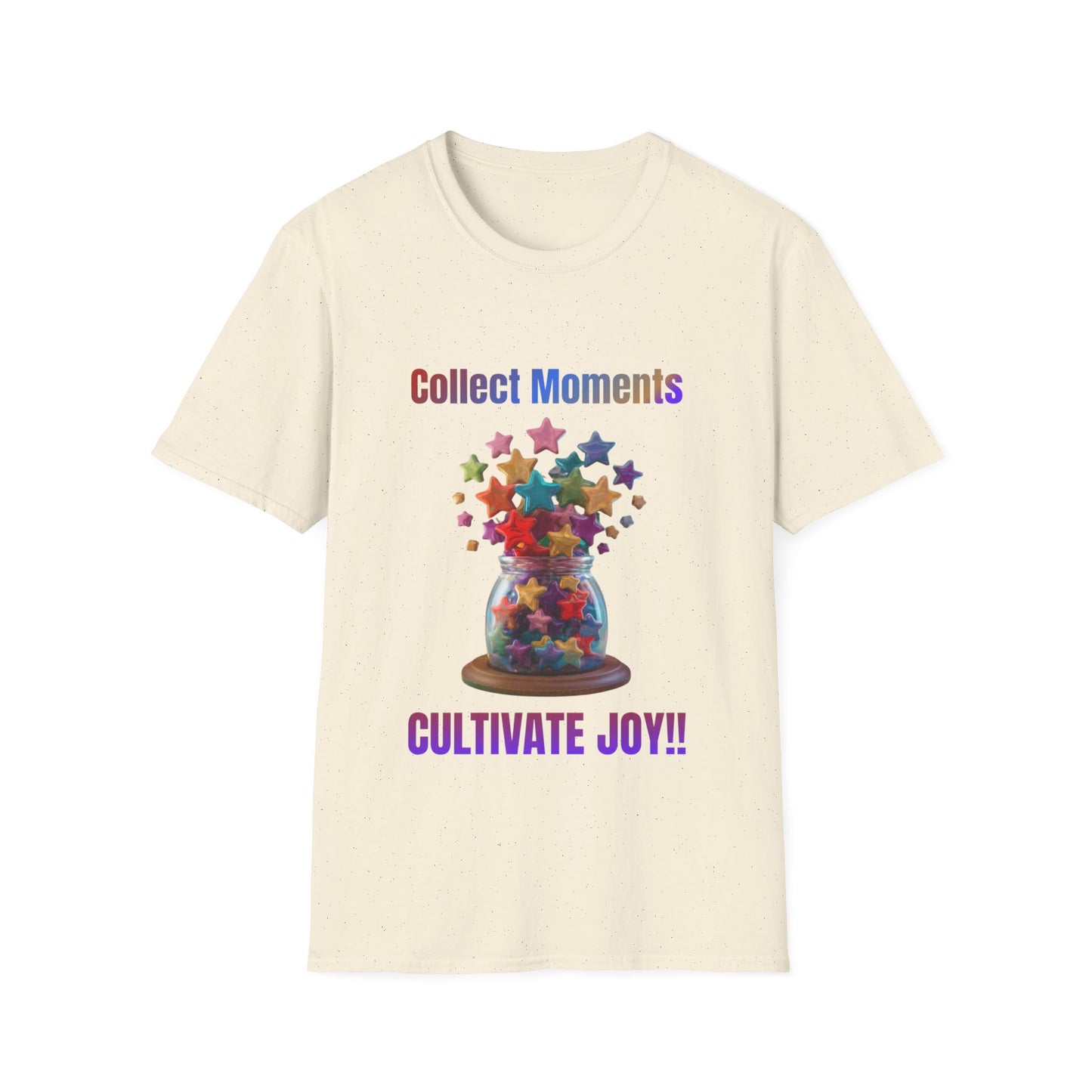 Lyfekod Apparels' "Collect Moments, Cultivate Joy" Unisex Softstyle T-Shirt