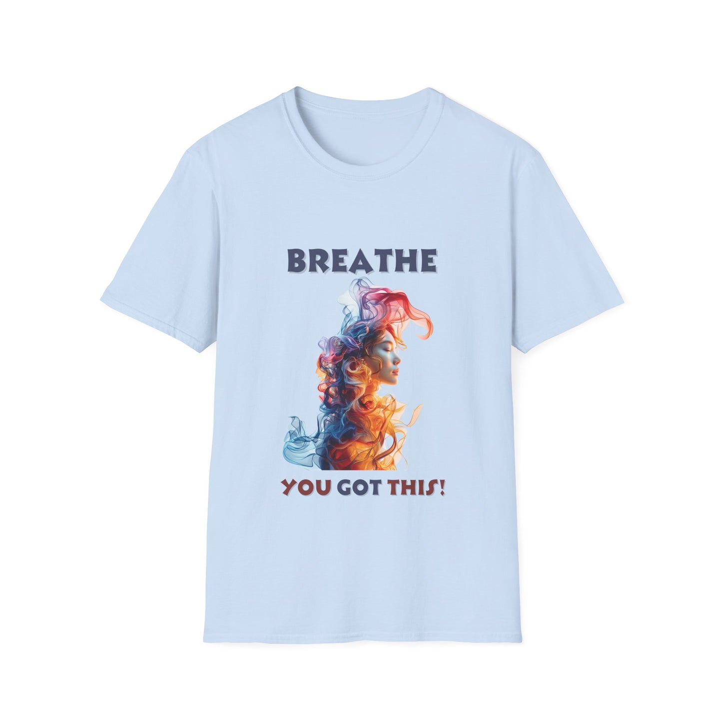 Lyfekod Apparels' "Breathe, You Got This" Unisex Softstyle T-Shirt