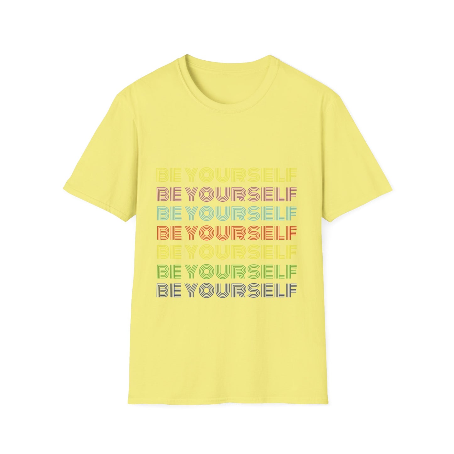 "Be Yourself" Unisex Soft style T-Shirt