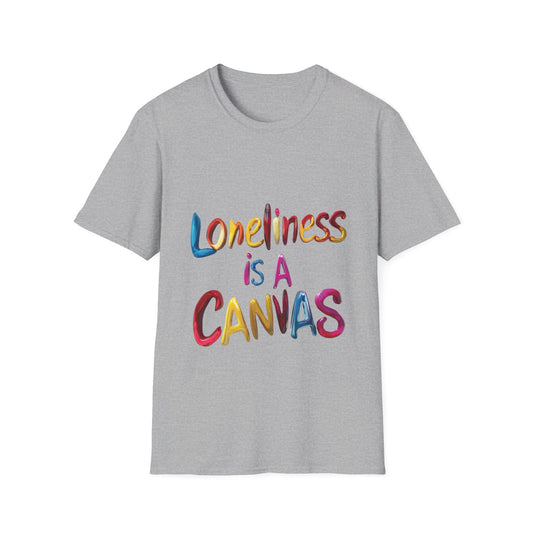Lyfekod Apparels' "Loneliness Is A Canvas" Unisex Softstyle T-Shirt