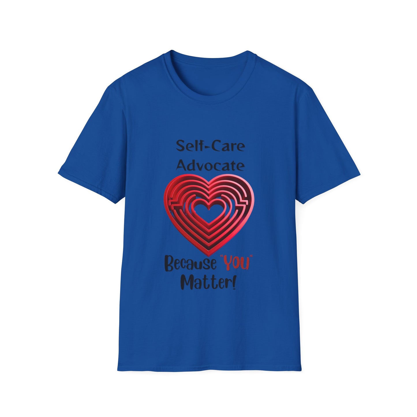 Lyfekod Apparels' "Self-Care Advocate" Unisex Softstyle T-Shirt