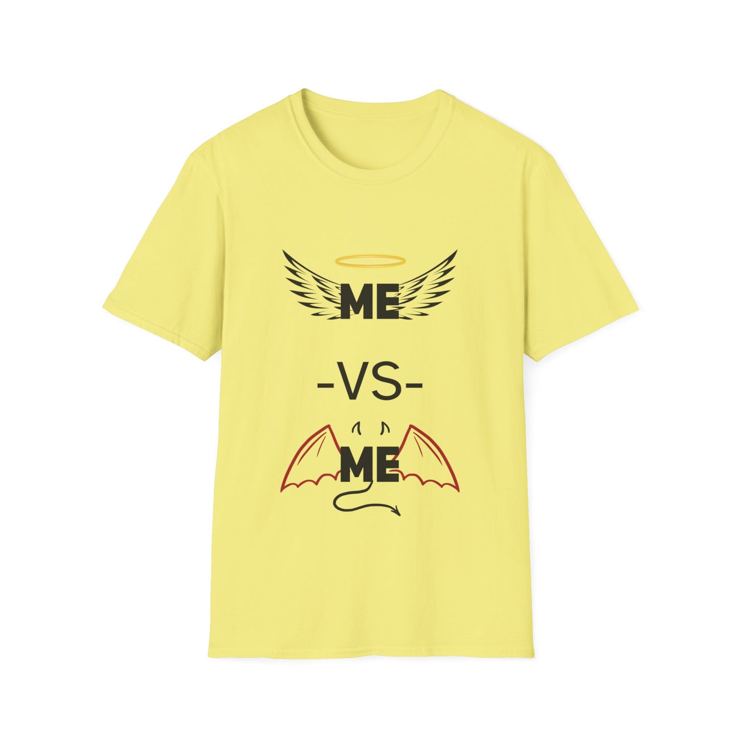 "Me -VS- Me" Unisex Softstyle T-Shirt