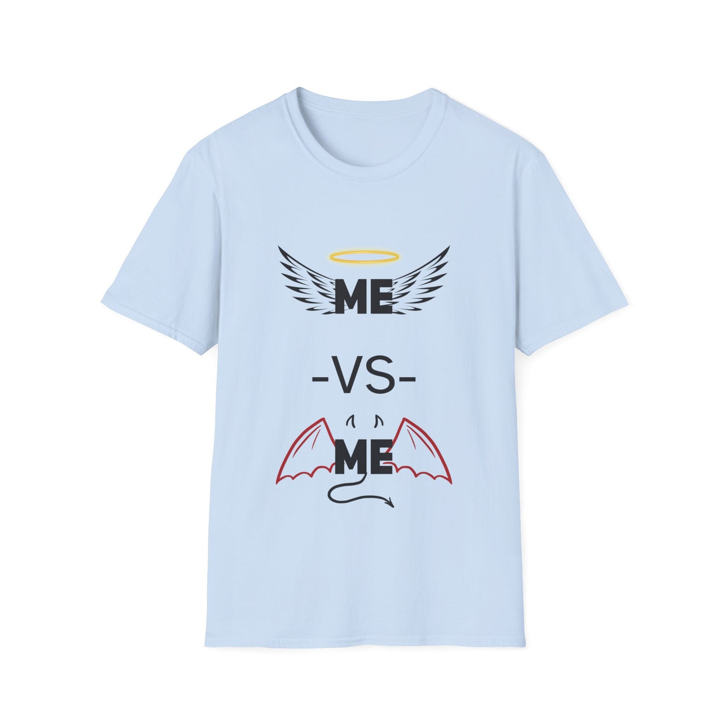 "Me -VS- Me" Unisex Softstyle T-Shirt