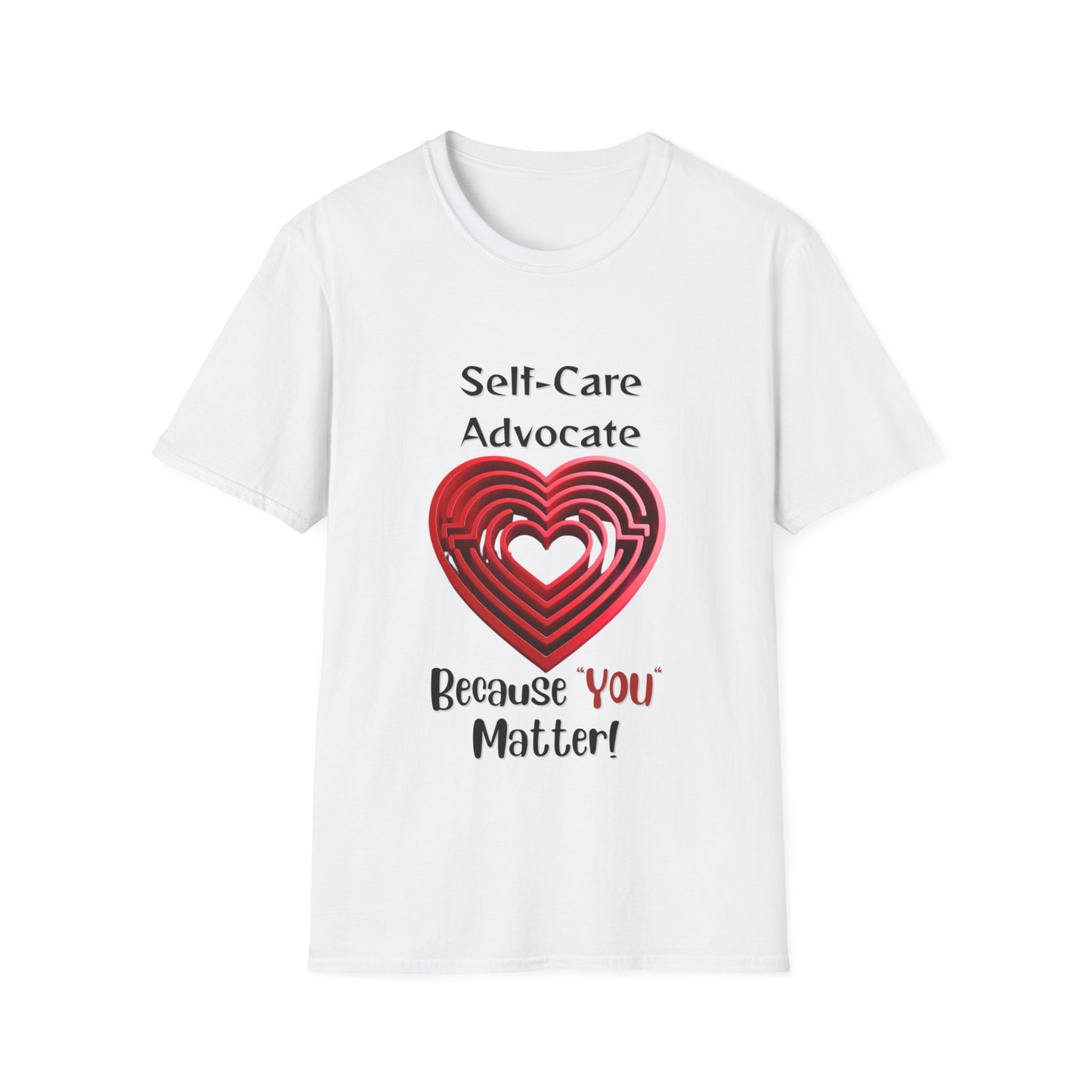 Lyfekod Apparels' "Self-Care Advocate" Unisex Softstyle T-Shirt