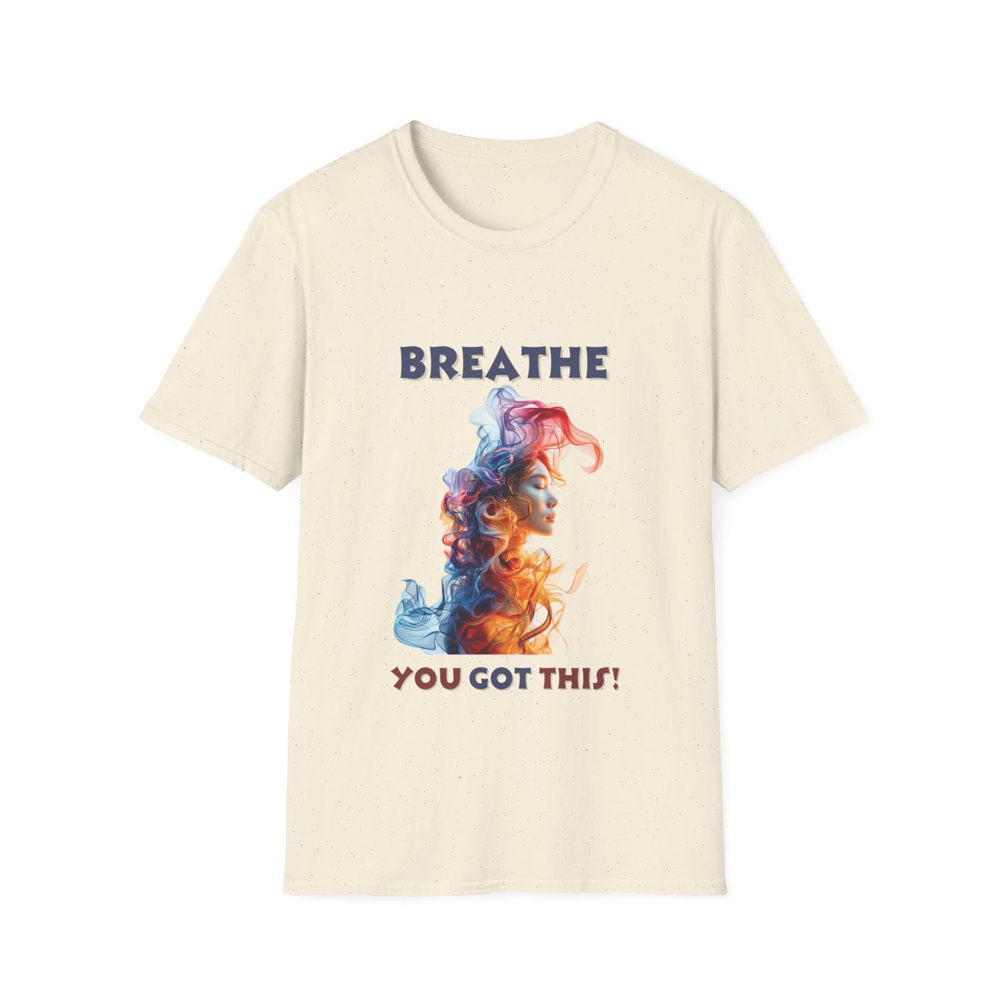 Lyfekod Apparels' "Breathe, You Got This" Unisex Softstyle T-Shirt