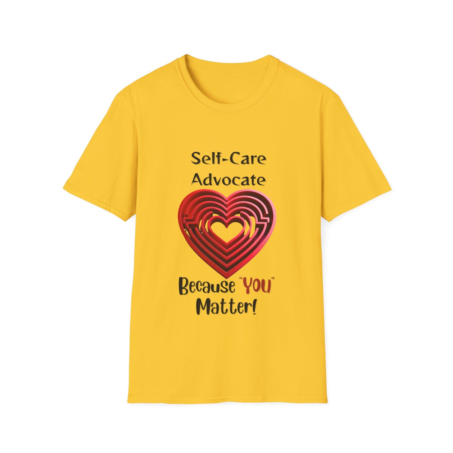 Lyfekod Apparels' "Self-Care Advocate" Unisex Softstyle T-Shirt